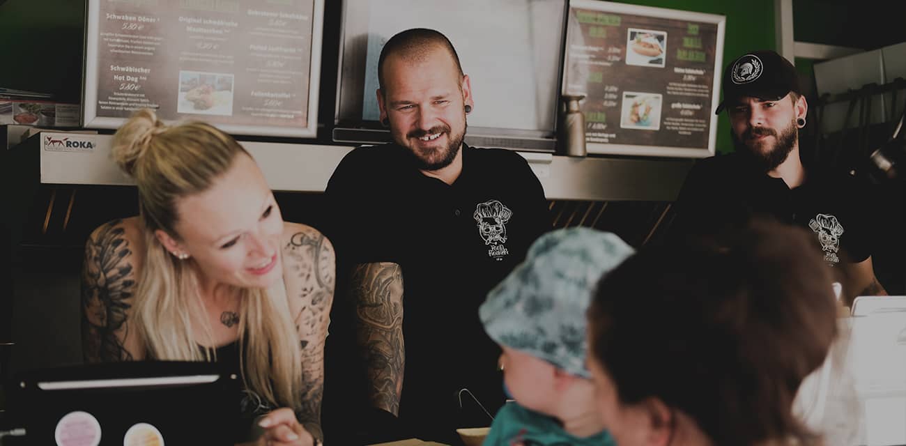 Flotte Lotte Team im Foodtruck